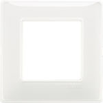Vimar Plana Πλαίσιο Διακόπτη 1 Θέσης Κάθετης Τοποθέτησης σε Λευκό Χρώμα 14642.41