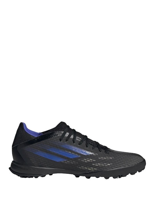 Adidas Speedflow.3 TF Χαμηλά Ποδοσφαιρικά Παπούτσια με Σχάρα Core Black / Sonic Ink / Solar Yellow