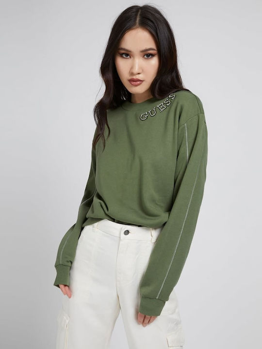 Guess Women's Sweatshirt Green