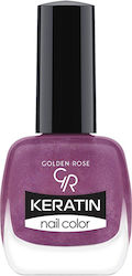 Golden Rose Keratin Glanz Nagellack Lila 62 10,5ml
