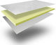 Ypnos Ανώστρωμα Fast Memory Foam Ημίδιπλο Foam με Αποσπώμενο Κάλυμμα & Λάστιχα Εφαρμογής 110x200x6εκ.