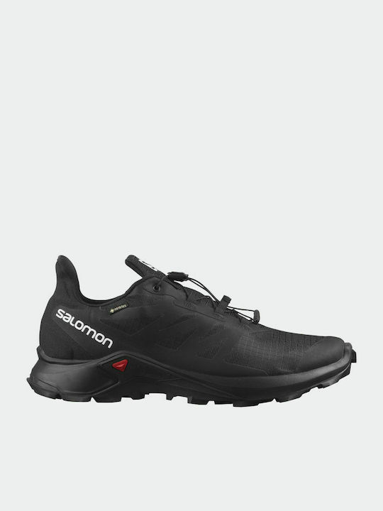 Salomon Supercross 3 GTX Ανδρικά Αθλητικά Παπούτσια Trail Running Μαύρα Αδιάβροχα με Μεμβράνη Gore-Tex