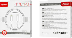 d-power USB-C zu Lightning 20W 1m (F8000)