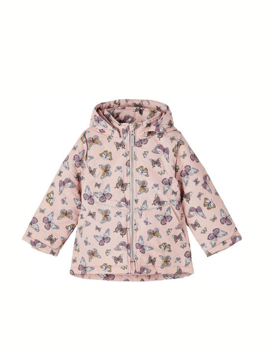 Kids' Casual Jacket Short with Hood Lilac