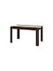 Domus Table Dining Room Wooden Dark Sonoma / Sonoma 135x80.5x74.5cm