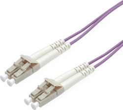 Value Value Optical Fiber Cable LC-LC 0.5m Purple