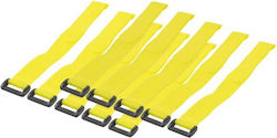 LogiLink Velcro Legături Cablu 300mmx20mm În Culoare Galbenă 10 Buc
