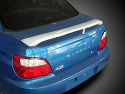 Motordrome Polyurethane Trunk Spoiler with Stop Light for Subaru Impreza 2000+