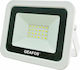 Evivak Στεγανός Προβολέας LED 20W Ψυχρό Λευκό 6000K IP65