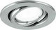 Fan Europe MATRIX-LEDM1 Rund Metallisch Einbau Spot mit Fassung GU10 Silber 10.5x10.5cm. 1Stück