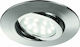 Fan Europe Zenit-5W CR Round Metallic Recessed Spot with Integrated LED and Warm White Light Silver 2.5x2.5cm. 1pcs