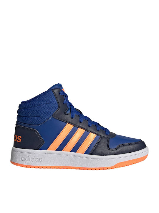 Adidas Αθλητικά Παιδικά Παπούτσια Μπάσκετ Hoops 2 Royal Blue / Screaming Orange / Legend Ink