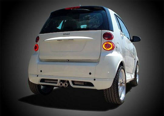 Motordrome Spoiler Αυτοκινήτου Πίσω Συμβατό με Smart ForTwo 2007-2014