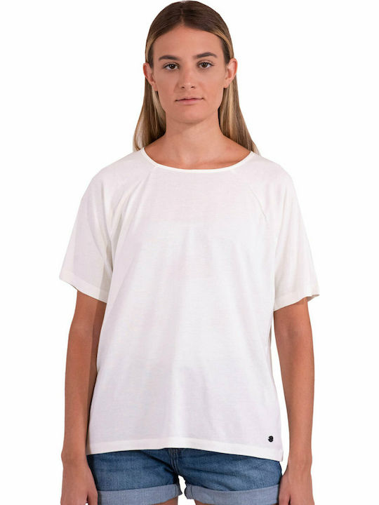 Superdry Damen T-shirt Weiß