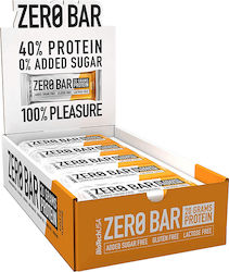 Biotech USA Zero Bar with Native Whey Isolate Batoane cu 40% Proteine și Aromă Caramelă Ciocolată 20x50gr