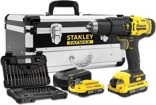 Stanley SFMCD711D2F Ударен Двигател За Бормашина На Батерия Безчетков 18V 2x2Ah