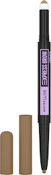 Maybelline Express Brow Satin Duo Pencil for Eyebrows Dark Blonde