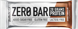 Biotech USA Zero Bar with Native Whey Isolate Proteinriegel mit 40% Protein & Geschmack Doppelte Schokolade 50gr