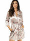 Donna Women's Satin Robe Pink