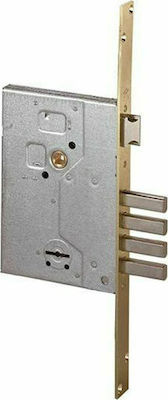 Cisa Recessed Lock Safe deposit box with Cylinder and Center 60mm Silver