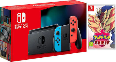 Nintendo Switch 32GB (2019 Edition) Red/Blue