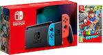 Nintendo Switch 32GB Red/Blue & Super Mario Odyssey