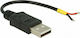 DeLock USB 2.0 Type-A Male To 2x Open Wires Power 10cm Raspberry Pi