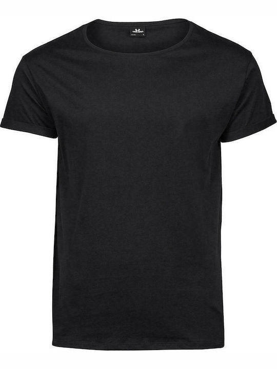 Tee Jays Roll-Up 5062 Men's Short Sleeve Promotional T-Shirt Black