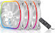 Enermax SquA RGB 120mm 4-Pin PWM Case Fan White...