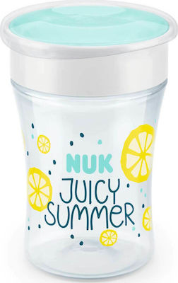 Nuk Baby & Kleinkind Becher Magic Cup aus Kunststoff Hellblau 1Stück 230ml für 8m+m+ 10.255.593