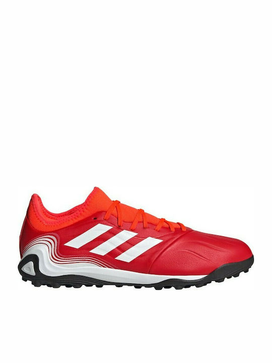 Adidas Copa Sense.3 TF Χαμηλά Ποδοσφαιρικά Παπούτσια με Σχάρα Red / Cloud White / Solar Red