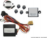 LM Digital Car Parking System with Buzzer and 4 Sensors για Vag Group in Black Colour