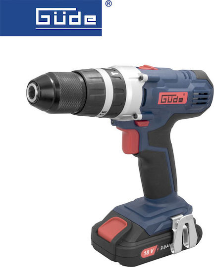 Güde BSB 18-201-30K Ударен Двигател За Бормашина На Батерия 18V 1x2Ah