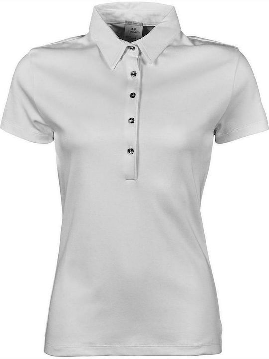 Tee Jays Women's Promotional Polo T-Shirt in White