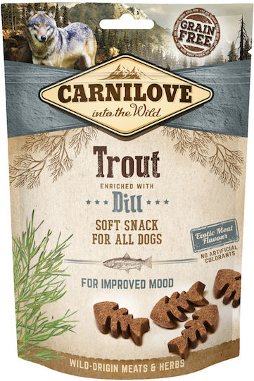 Carnilove Soft Dog Treat Grain Free with Trout 200gr 020-0712