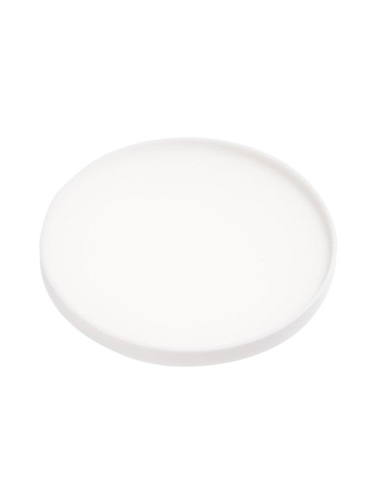 Yamazaki Round Plastic White Coaster