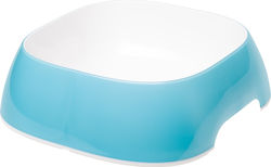 Ferplast Glam Plastic Cat Bowl for Food & Water Light Blue 1.2lt