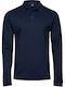 Tee Jays Luxury 1406 Men's Long Sleeve Promotional Blouse Navy Blue