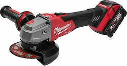 Milwaukee M18 FSAG125XB-502X Τροχός με 2 Μπαταρίες 5Ah