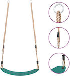 vidaXL Plastic Hanging Swing 180x14cm for 3+ years Green