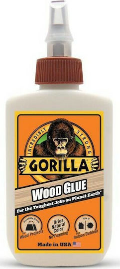 Gorilla Wood Glue D3 Дървено лепило Бяло 118мл 1бр