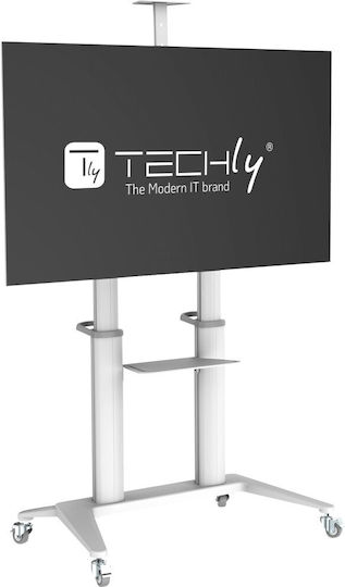 Techly ICA-TR49W ICA-TR49W Стойка за телевизор Подов до 120" и 140кг