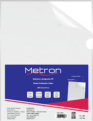 Metron Plastic Sleeves for Documents A4 with Reinforcement 50pcs