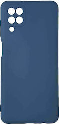 Sonique Liquid Umschlag Rückseite Silikon Dark Blue (Galaxy A12)