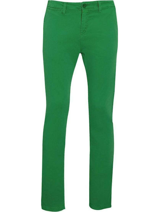 Sol's Jules Men's Trousers Elastic in Slim Fit Kelly Green