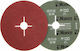 Morris Δίσκος Fibre 125mm Φύλλο Λείανσης Έκκεντρου Τριβείου K16 125x125mm
