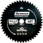 Benman 71911 Δίσκος Κοπής Ξύλου 190mm με 54 Δόντια