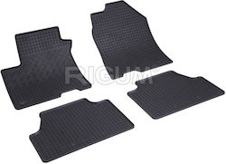 Rigum Set Front and Back 4pcs for Hyundai Kona 2017+ Black