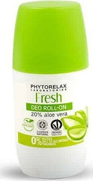 Phytorelax Fresh Deo 20% Aloe Vera Φυσικό Αποσμητικό σε Roll-On 50ml