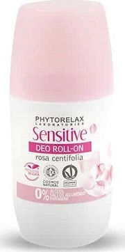 Phytorelax Sensitive Deo Rosa Centifolia Natural Deodorant Roll-On Fără Aluminiu 50ml